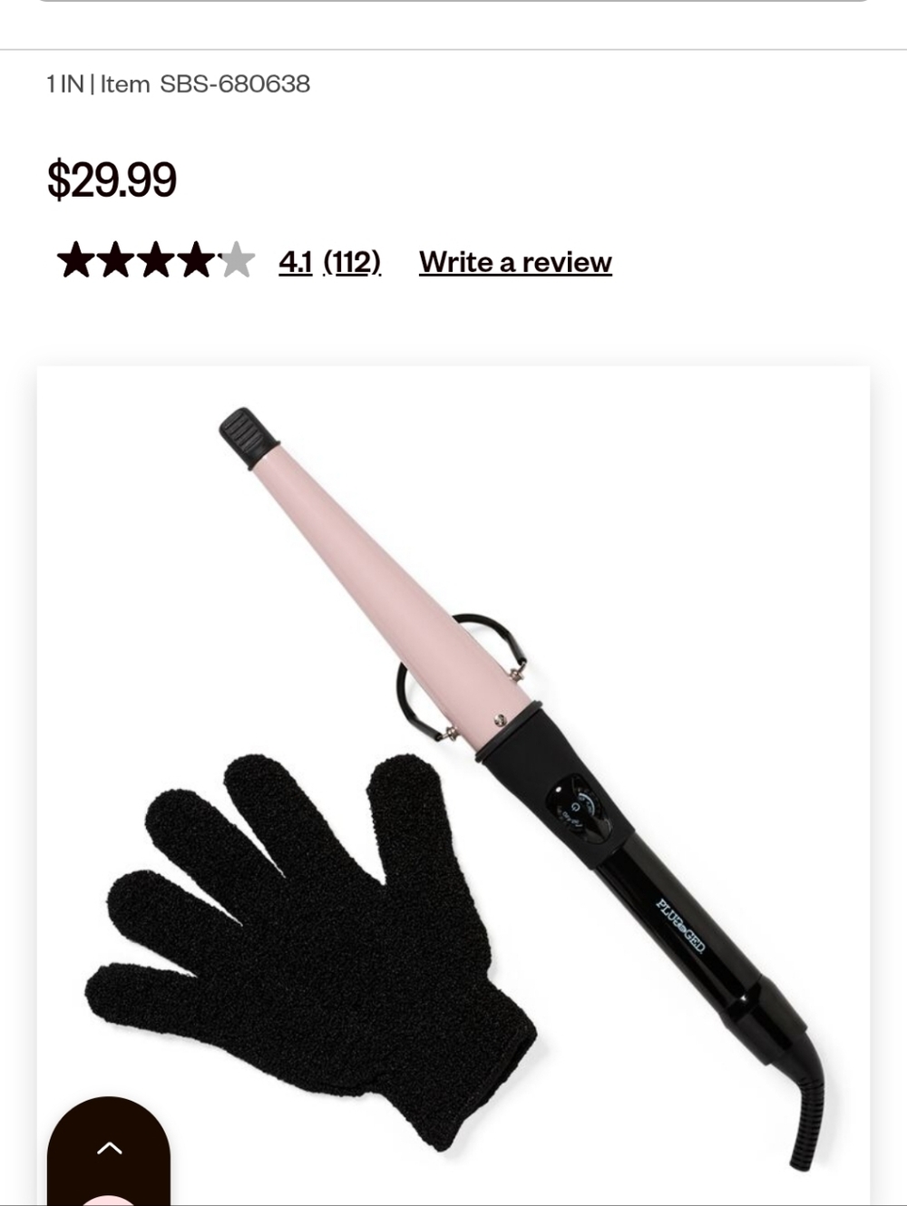 🩷✨️Pink Ceramic Curling Wand with Heat-Resistant Grip
